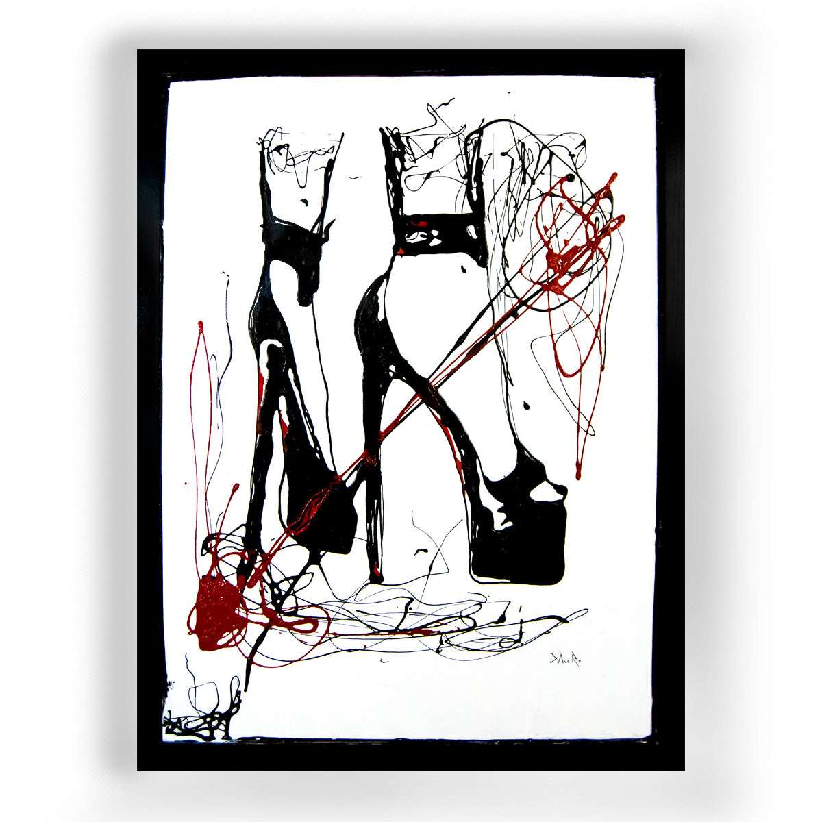 BLACK HEELS - Davaro Art