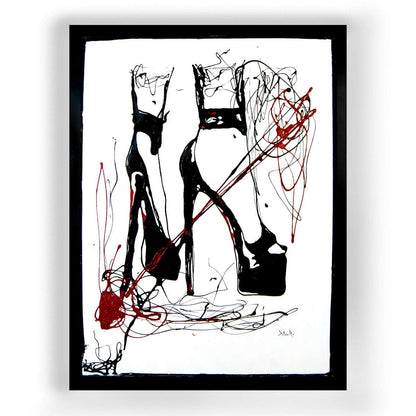 BLACK HEELS - Davaro Art