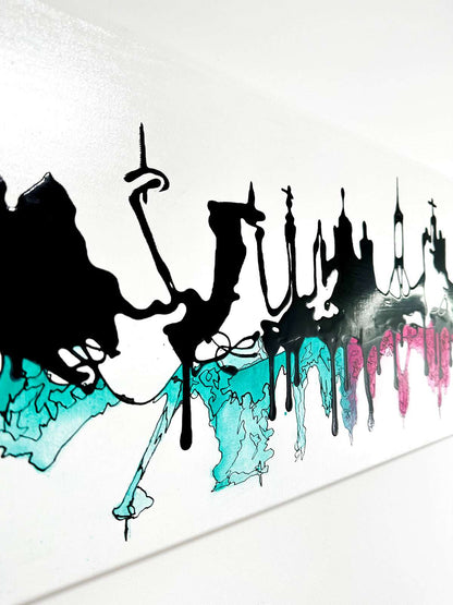 SKYLINE BARCELONA - Davaro Art