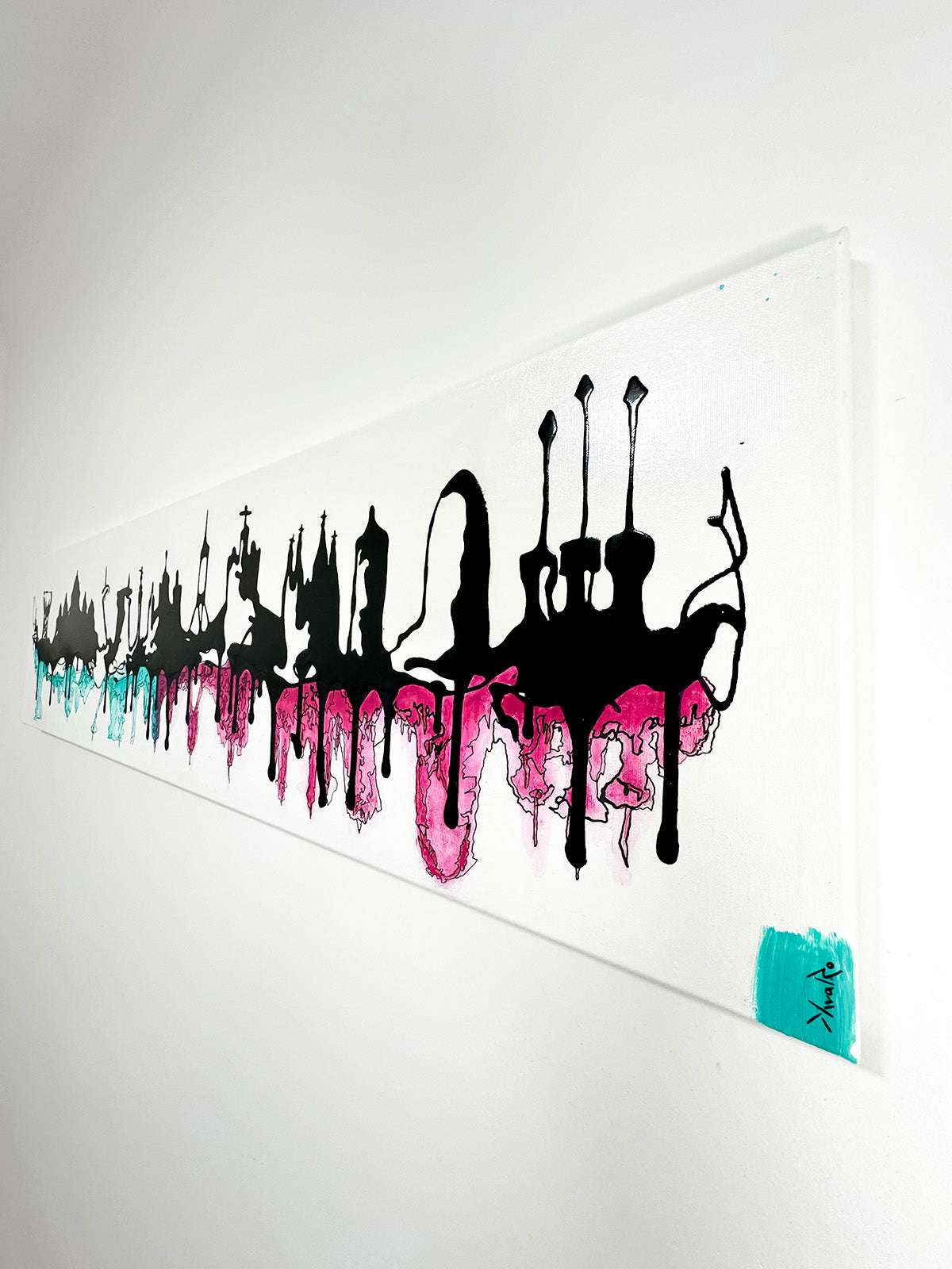 SKYLINE BARCELONA - Davaro Art
