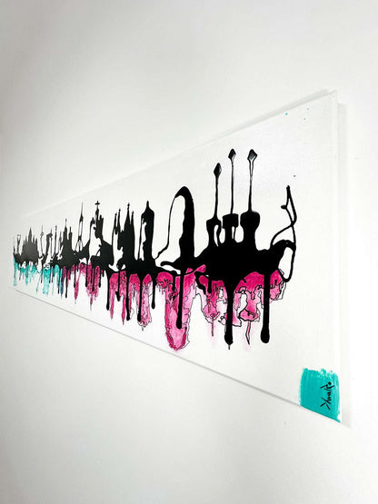 SKYLINE BARCELONA - Davaro Art