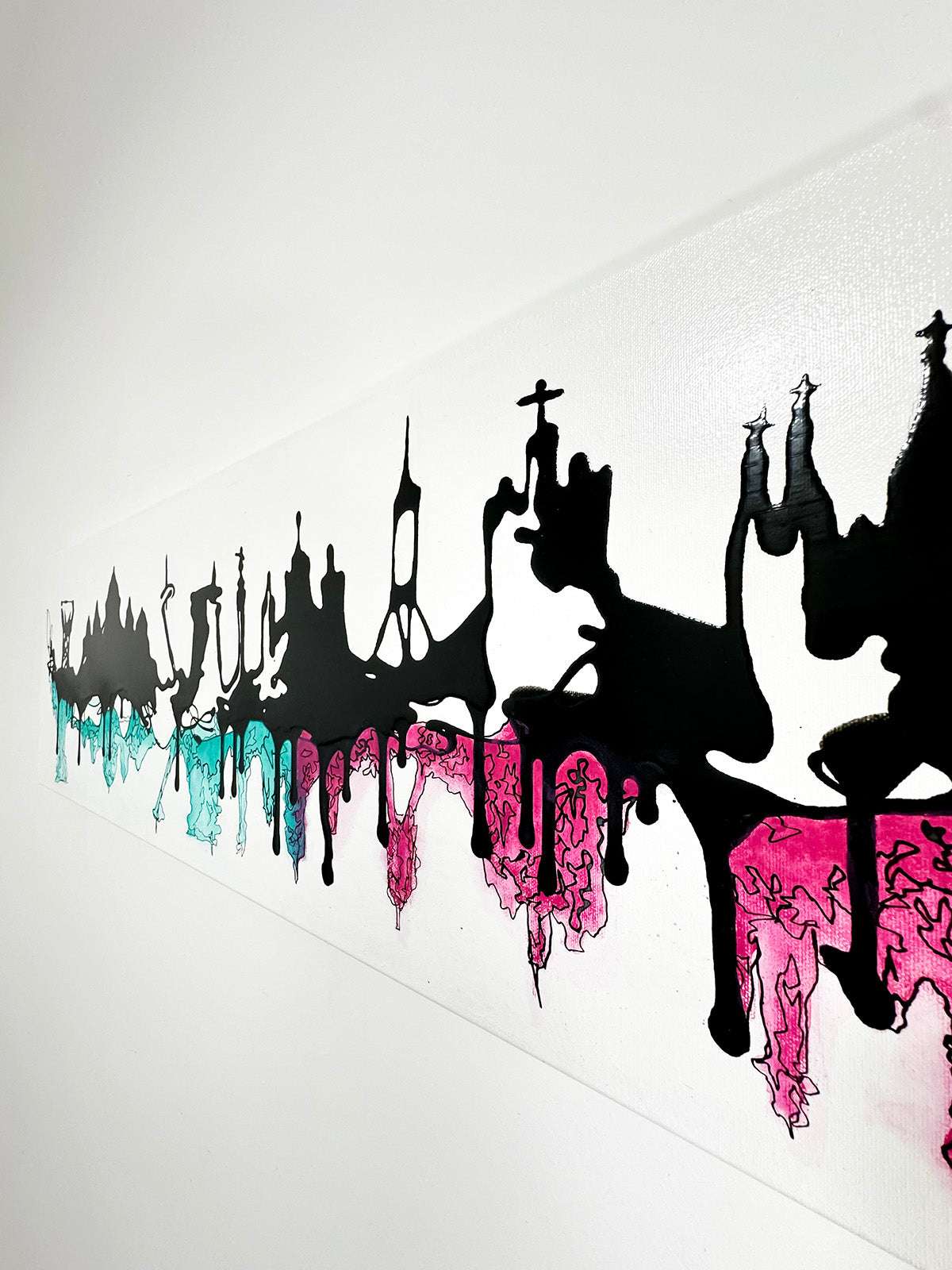 SKYLINE BARCELONA - Davaro Art