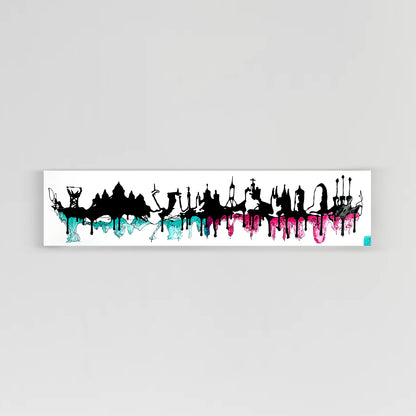 SKYLINE BARCELONA - Davaro Art